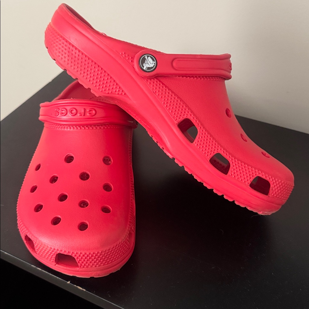 Unisex Red Crocs